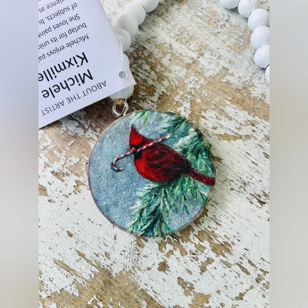 Cardinal Beaded Garland